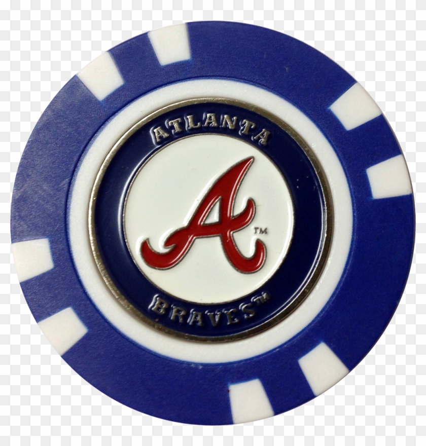 Ball Markers Mlb Atlanta Braves - Badge Clipart