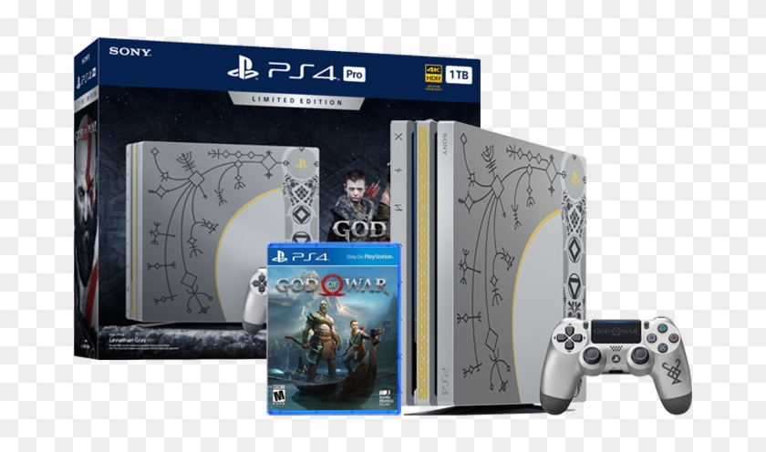 Ps4 Pro God Of War Limited Edition Bundle Clipart #1280966