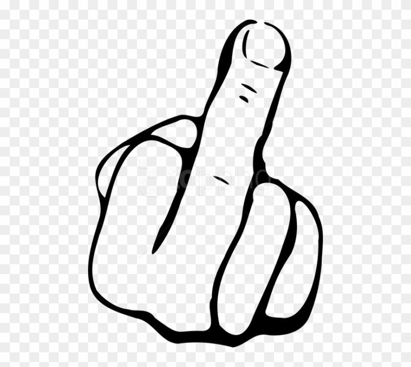 Free Png Middle Finger Clipart Png - Imagens De Dedo Do Meio Transparent Png #1281016