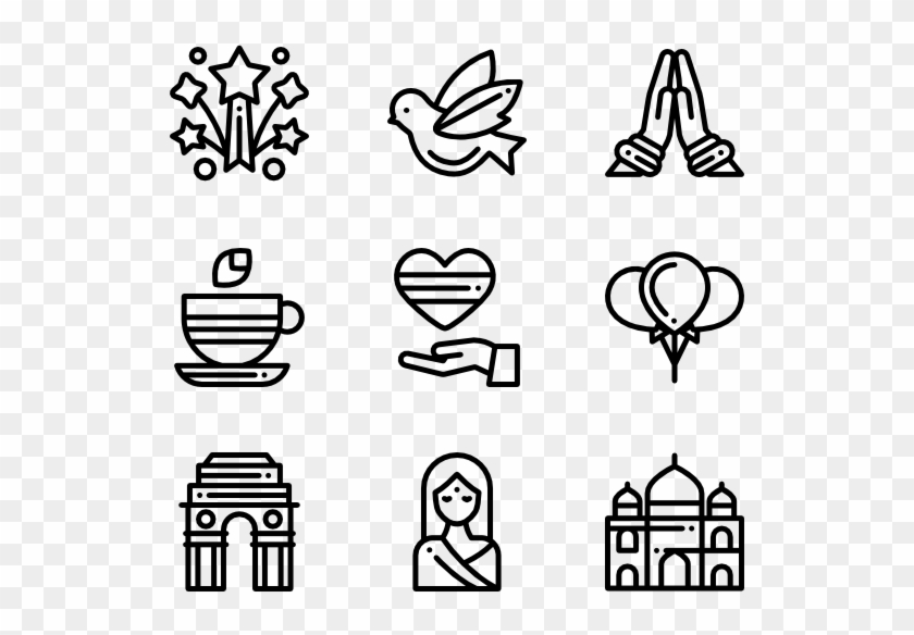 Indian - Graphic Design Vector Icons Clipart
