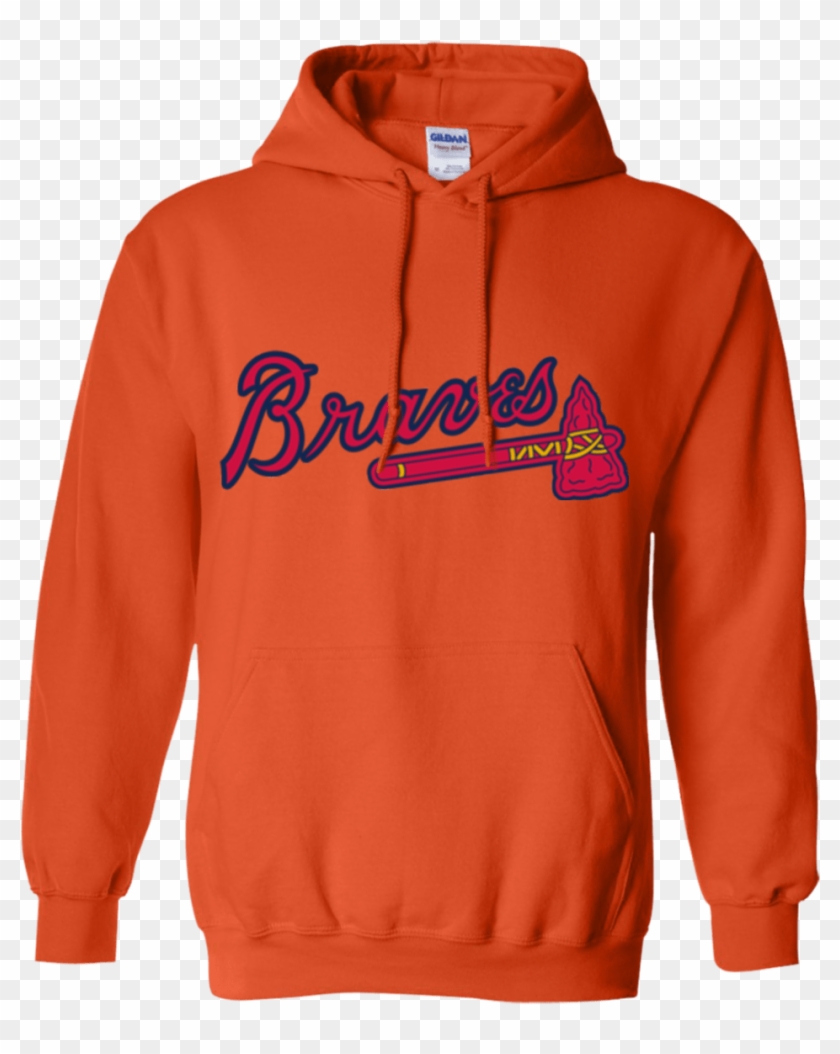 Atlanta Braves Pullover Hoodie - Atlanta Braves Clipart