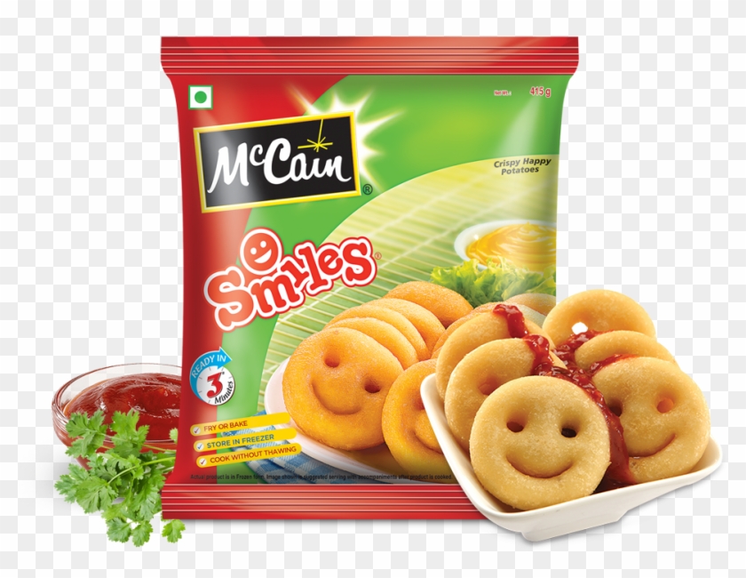 Mccain Crispy Happy Potatoes Smiles - Mccain Foods Clipart