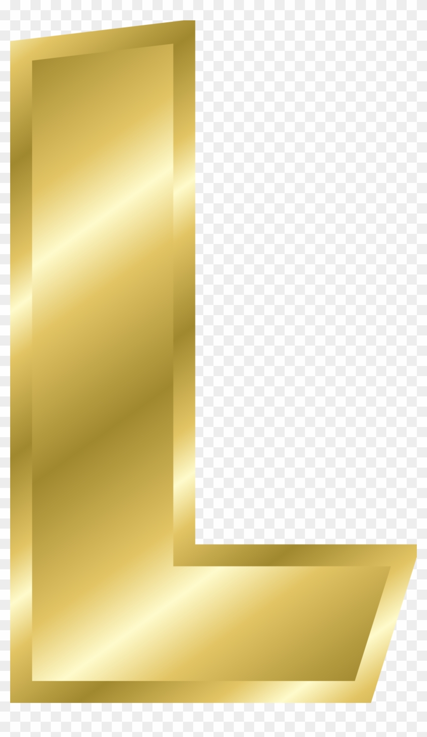 1429 X 2400 7 - Gold Letter L Png Clipart #1281716