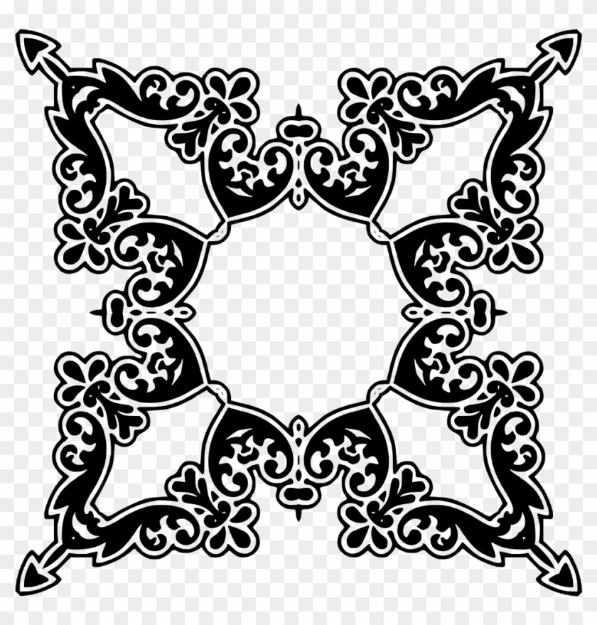 Art Deco Frame 18 Rotated - Art Deco Clipart