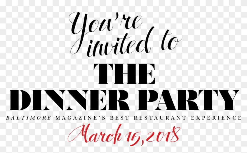 You Are Cordially Invited To An Intimate Dinner Party - Calligraphy Clipart #1281911
