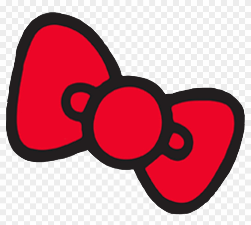 #kitty #hello #hellokitty #moño #freetoedit - Hello Kitty Red Bow Clipart
