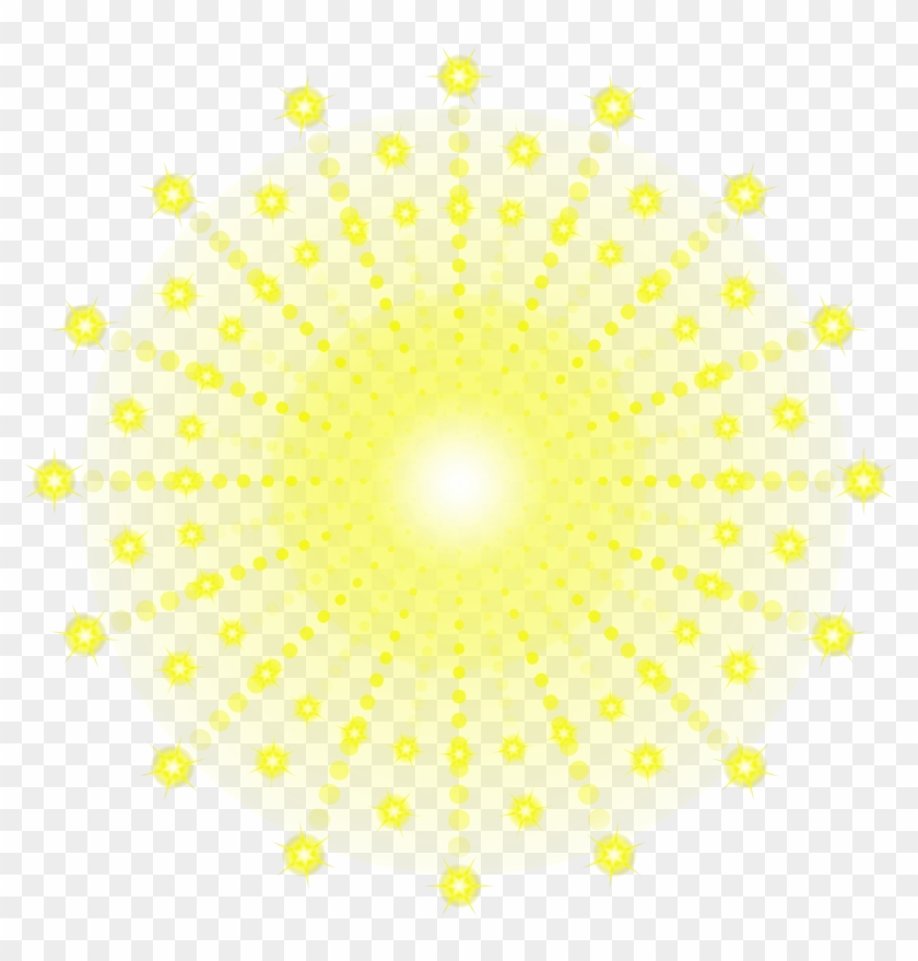 Yellow Firework Png Clip Art - Green Light Effects Png Transparent #1282119