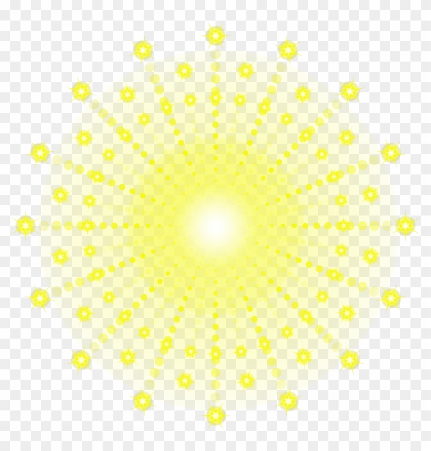 Yellow Firework Png Clip Art - Green Light Effects Png Transparent #1282119