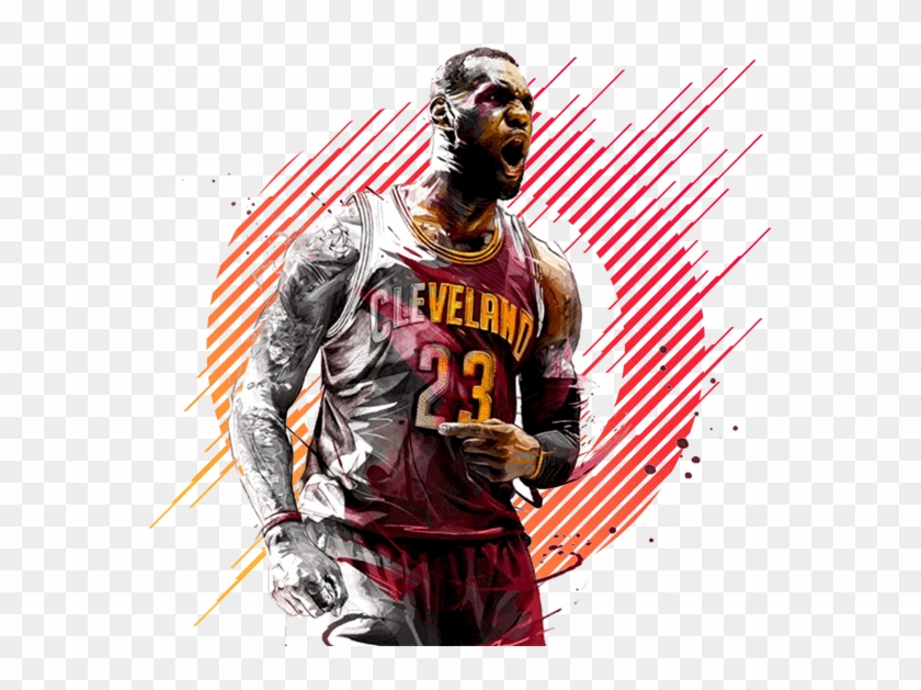 Nba 2k19 Mt - Lebron James En Dibujo Clipart
