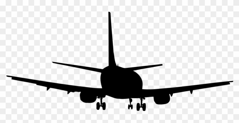 Picture Freeuse Airplane Silhouette Clipart - Aeroplane Silhouette - Png Download