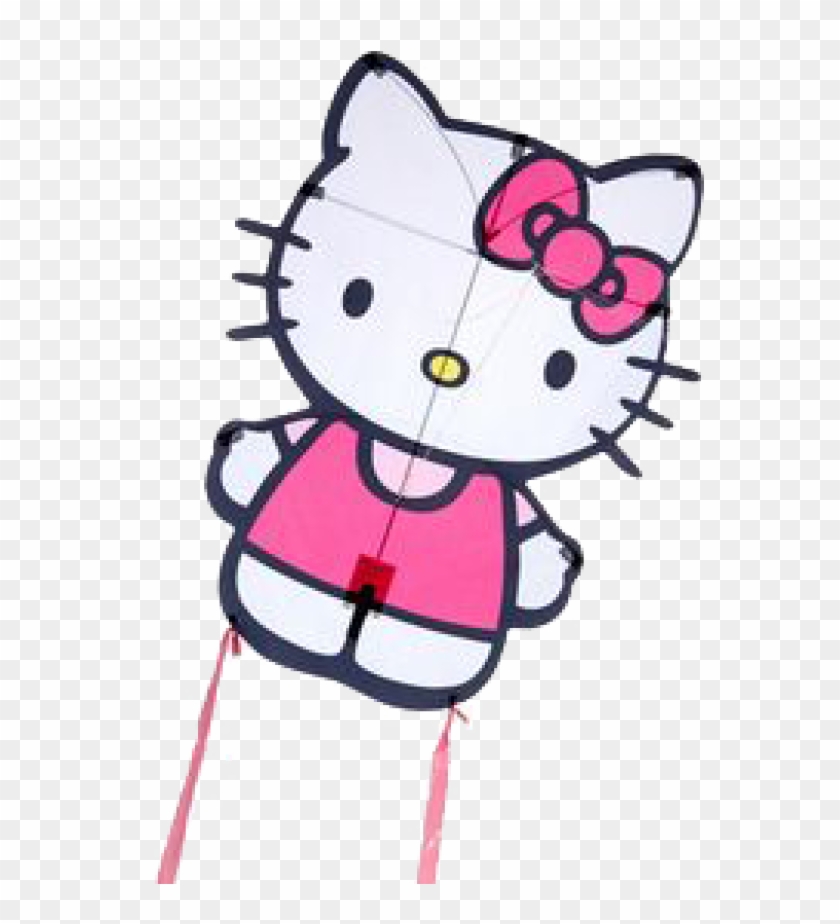 Image Of Hello Kitty Kite - Hello Kitty Looking Up Clipart #1282584