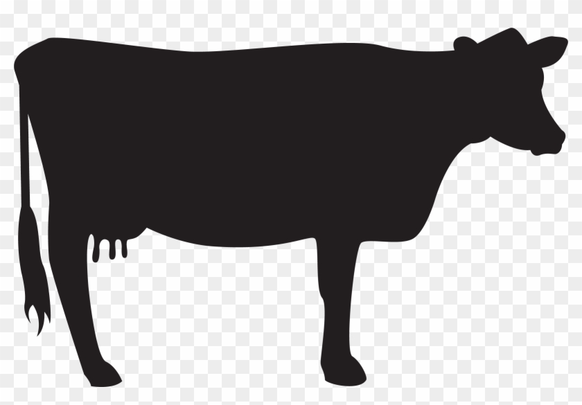 Cow - Cow Silhouette Clipart #1283020