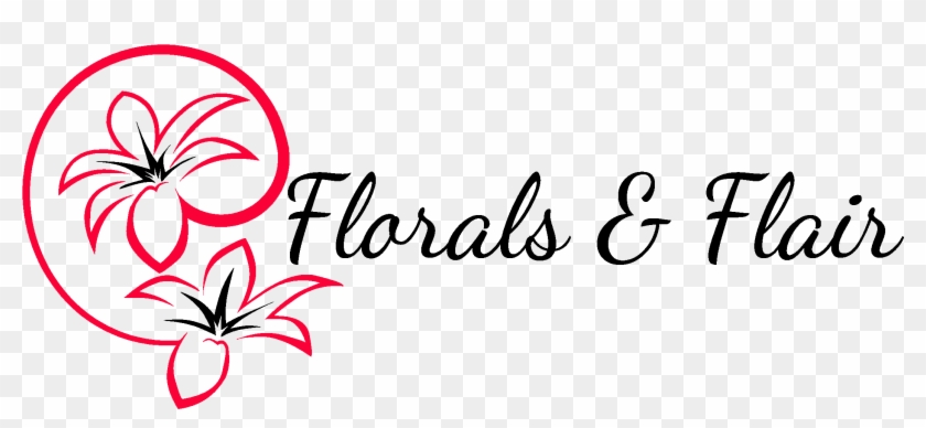 Florals & Flair - Florals Logo Clipart #1283256