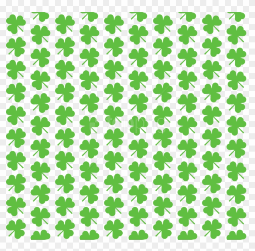 Free Png Download Large Transparent Shamrocks For Wallpaper - St Patricks Day Background Png Clipart #1283340