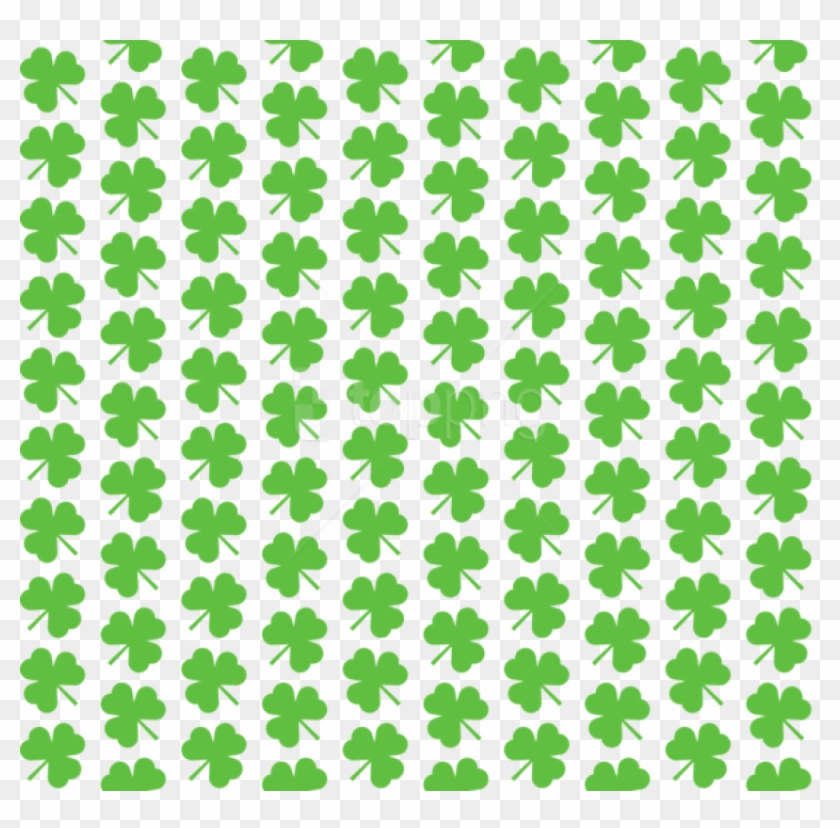 Free Png Download Large Transparent Shamrocks For Wallpaper - St Patricks Day Background Png Clipart #1283340