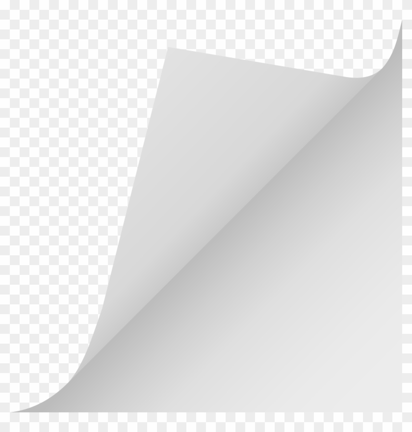 Curl Peel Paper Page Transparent Image Clipart