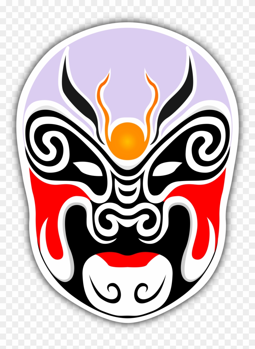 This Free Icons Png Design Of Chinese Theater Masks Clipart