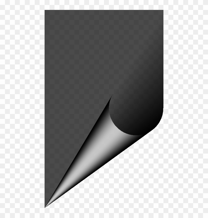 Page Curl - Transparent Page Peel Png Clipart