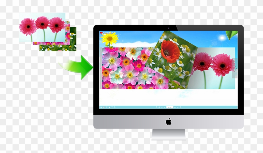 Convert Images To Page-flipping Digital Photo Album - Computer Monitor Clipart #1284218
