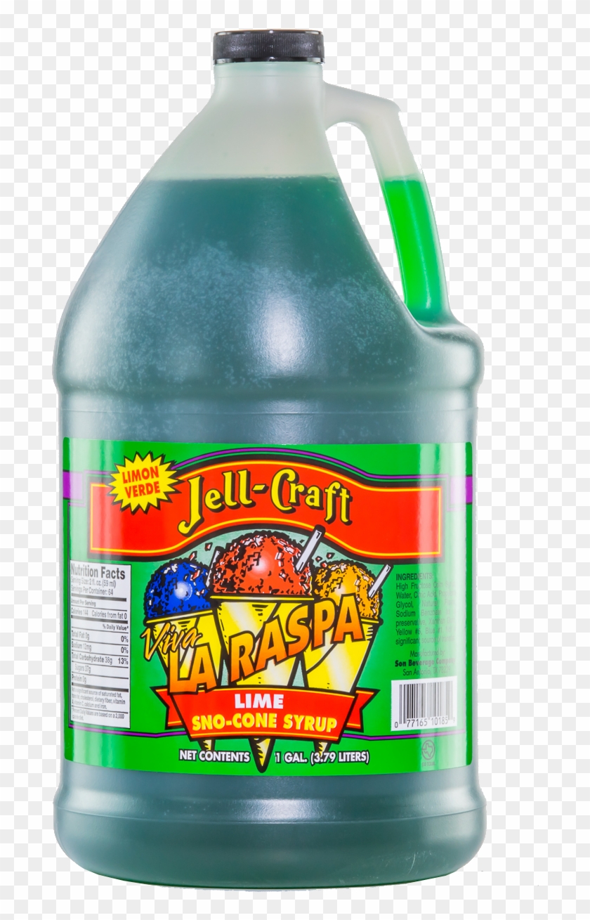 Jell-craft Lime Snow Cone Syrup - Plastic Bottle Clipart
