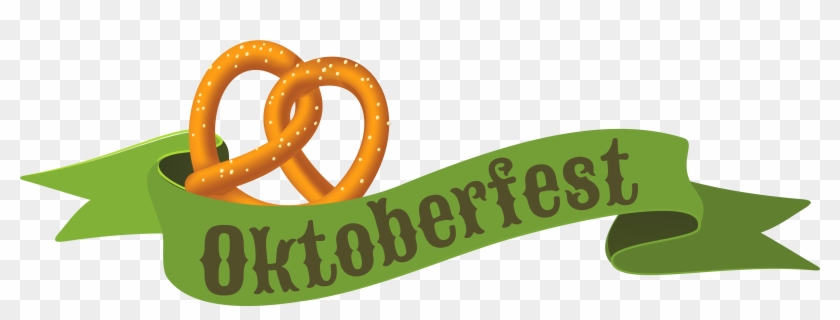 Oktoberfest Cuisine German Beer Green Banner Clipart - Oktoberfest Clipart Png Transparent Png