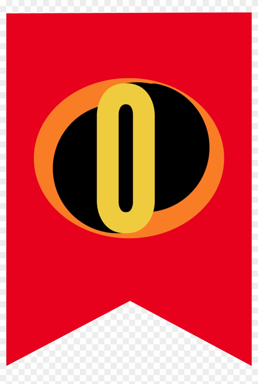 Incredibles Banner O - Incredibles 8 Clipart #1285219