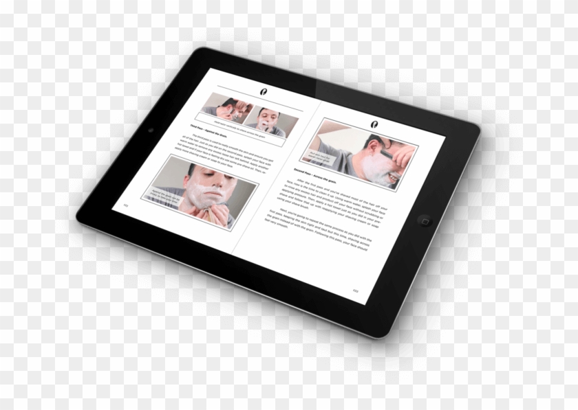 Straight Razor Technique - Tablet Computer Clipart #1285544