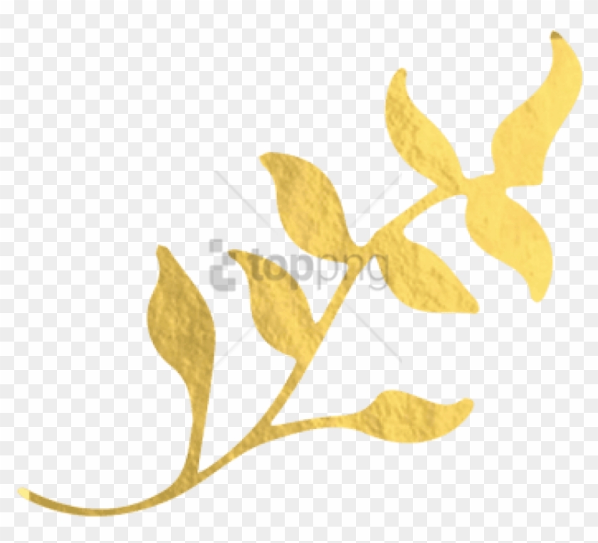 Free Png Download Gold Foil Leaf Png Images Background - Gold Leaf Png Clipart #1285816