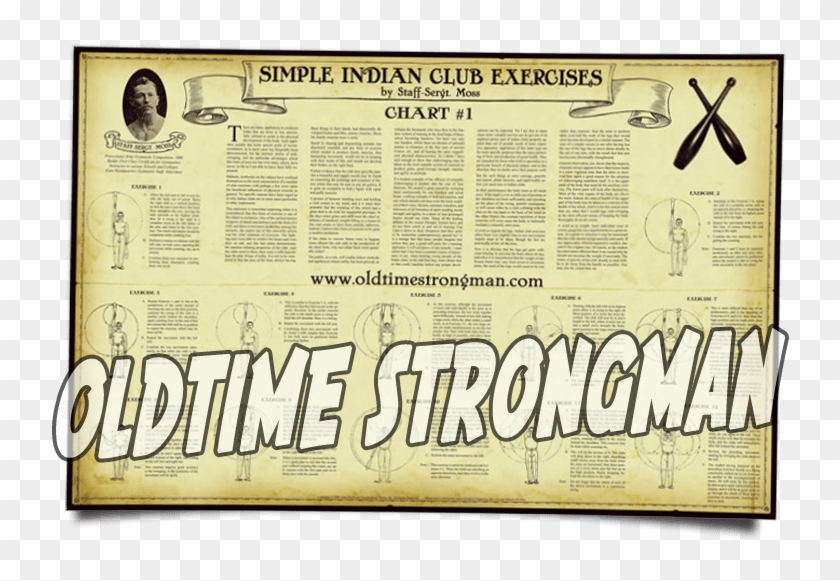Simple Indian Club Exercises Poster By Staff Sgt - Indian Club Exercises Clipart
