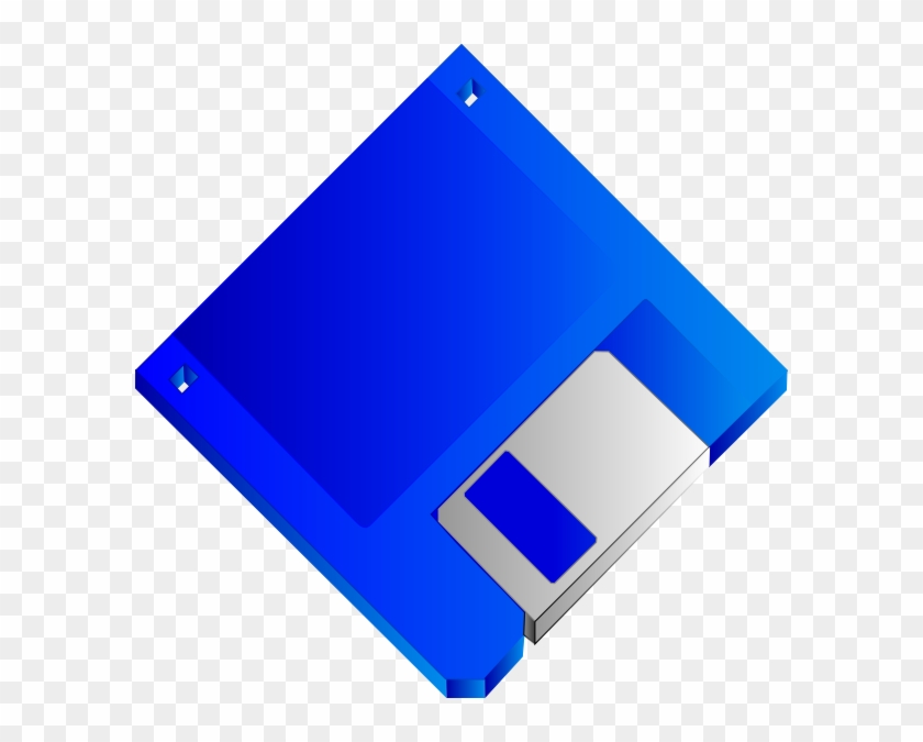 How To Set Use Sabathius Floppy Disk Blue No Label Clipart #1286007