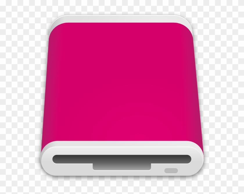 Purple Hard Drive Icon Clipart
