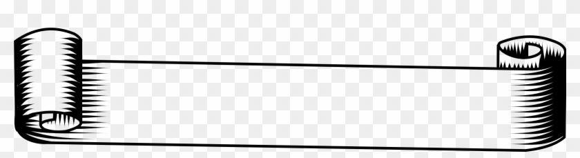 Vector Clipart Banner - Black And White Banner Png Transparent Png #1286476