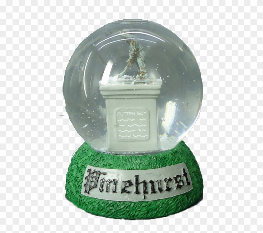 Putter Boy Statue Snow Globe - Trophy Clipart