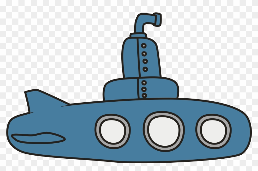 Click On The Submarine To Explore - Cartoon Submarine Png Clipart #1286743