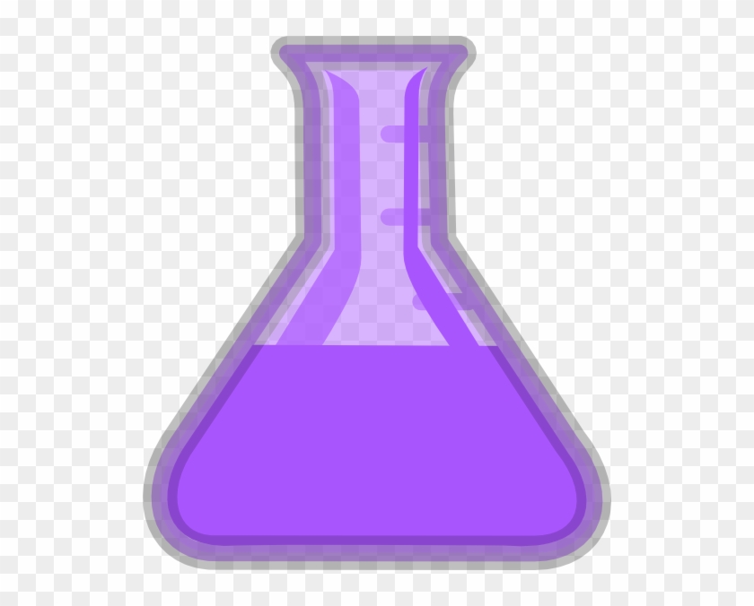 Small - Erlenmeyer Flask Png Purple Clipart