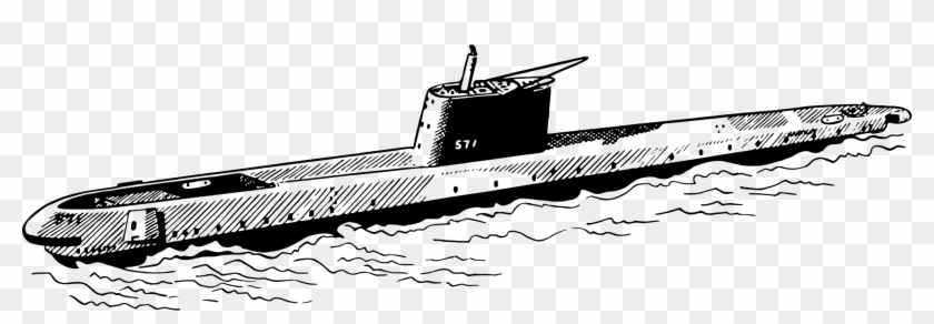 Submarine Drawing Navy Computer Icons Coloring Book - Submarine Logo Clipart #1286951