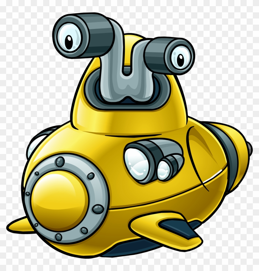 Graphic Freeuse Library Suit Club Penguin Wiki Fandom - Submarine Cartoon Hd Png Clipart #1287098
