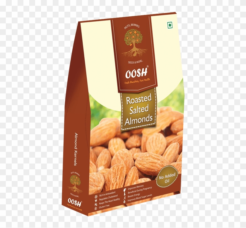 Oosh Roasted Salted Almonds - Dried Fruit Clipart #1287182