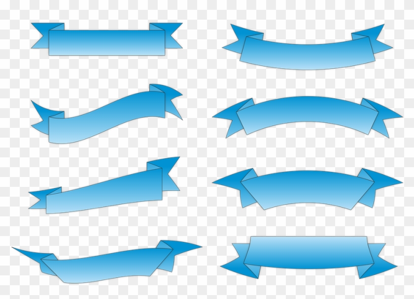 Formas De Banner Vector Png - Faixa Vector Clipart #1287234