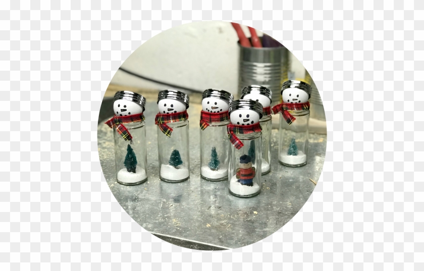 Diy Snow Globe Style Thrift Store Snowmen - Nutcracker Clipart