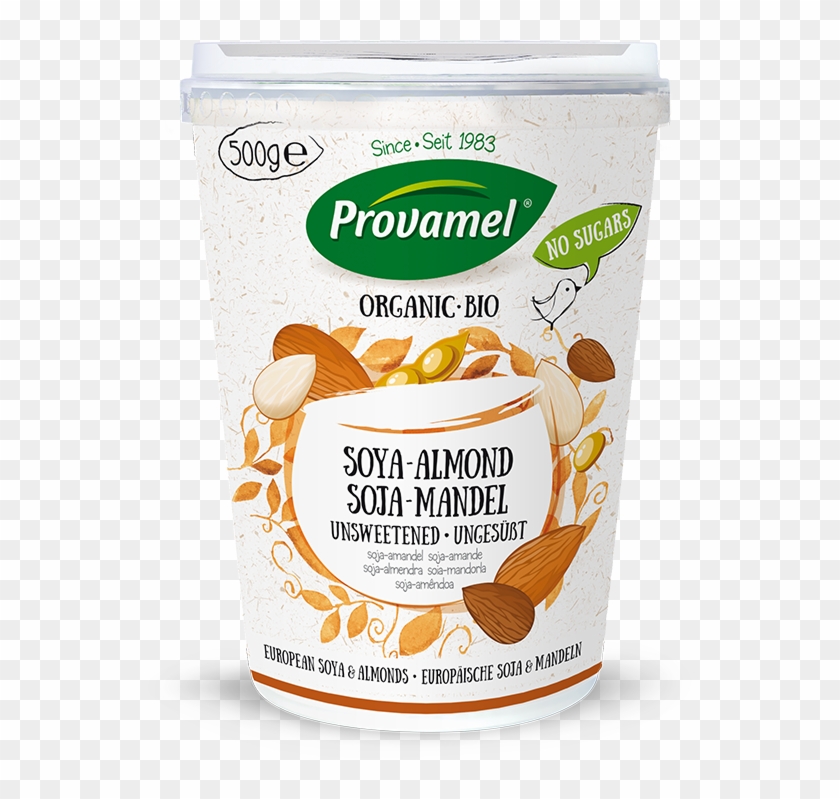 Soya With Almond Alternative To Yogurt Free From Sugars - Provamel Clipart