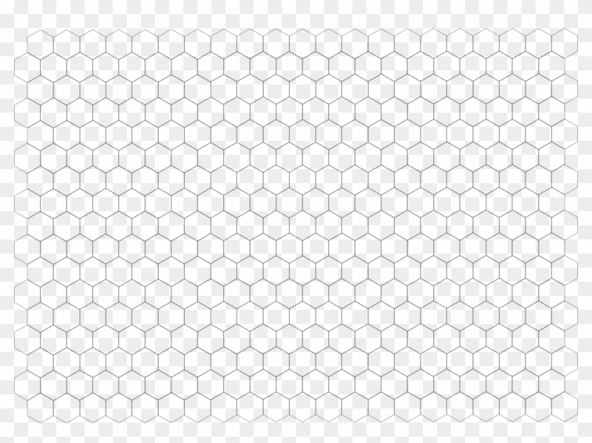 Hexagon Graph Paper - Hex Grid Clipart #1288055
