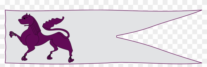 Flag Of Early Medieval Kingdom Of Leon - Kingdom Of Leon Flag Clipart