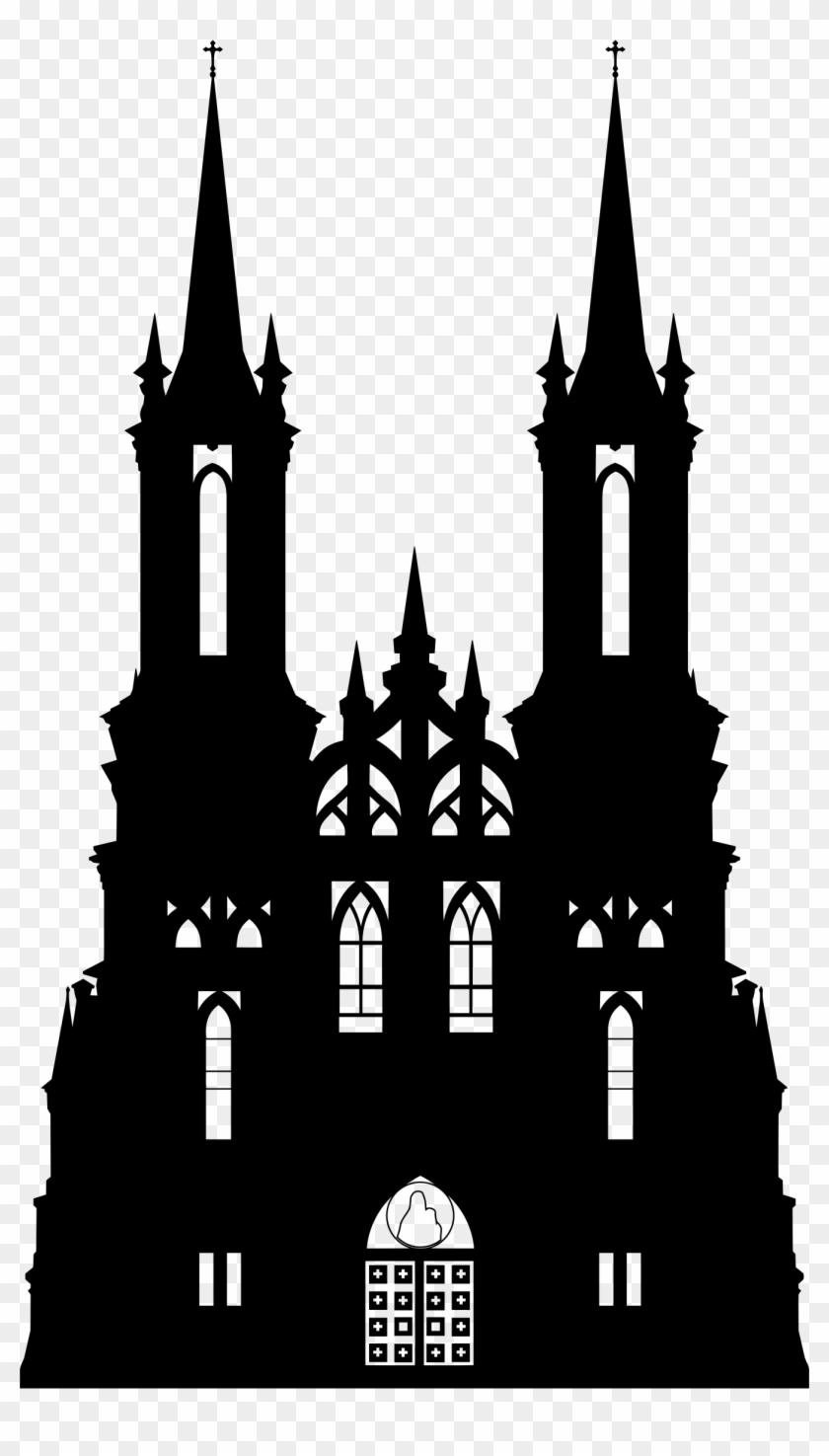 Medieval Clipart Silhouette - Castle Silhouette Png Transparent Png