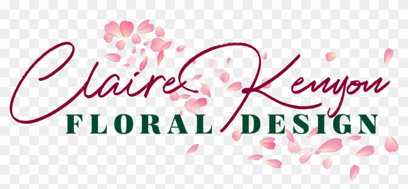 Claire Kenyon Floral Design Logo - Calligraphy Clipart #1288271