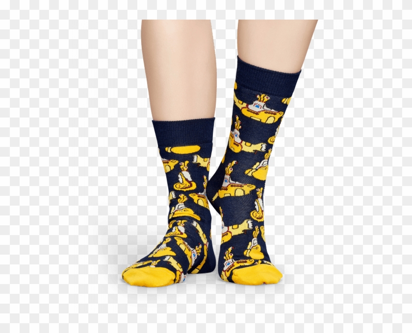 Yellow Submarine Sock - Sock Clipart