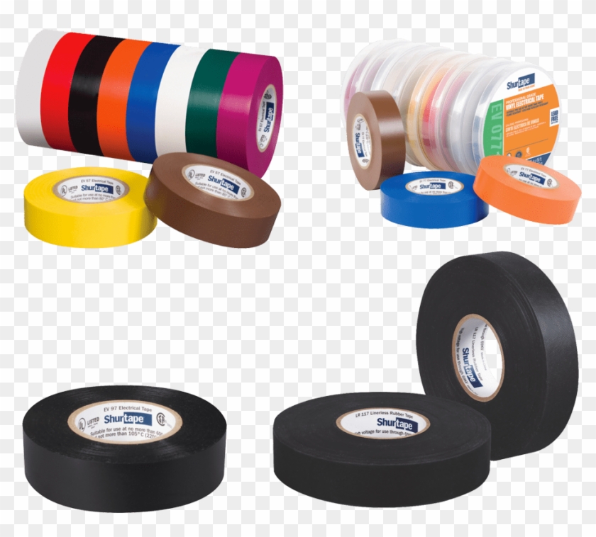 Electrical Tapes - Electrical Color Code Tape Clipart