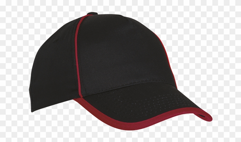 5 Panel Cotton Contrast Piping Cap - Baseball Cap Clipart #1288758