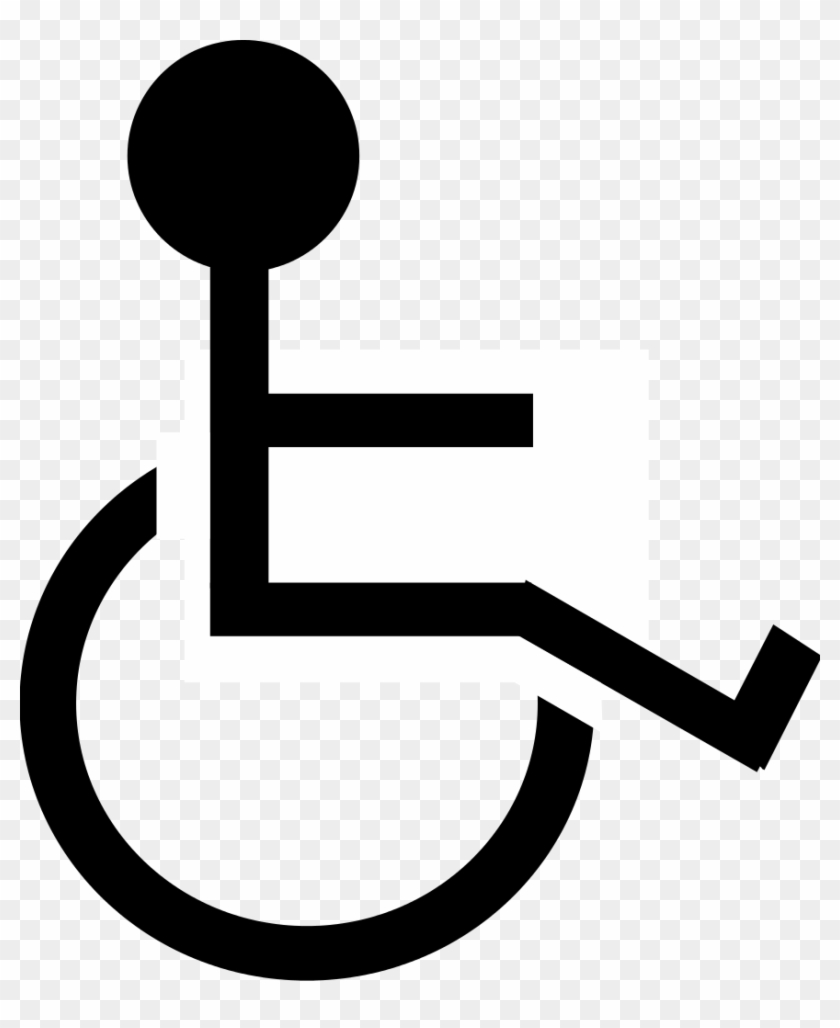 Svg Handicapé Clipart #1288842