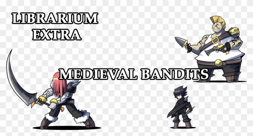 Medieval Bandits Clipart